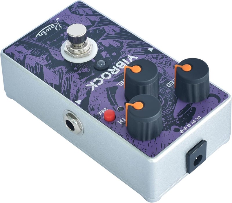IOppWin Rowin Chorus-Tremolo Monoblock Guitar Pedal, Analog Modulation Effect for Electric Guitar, Classic 60s Psychedelic Sound, Chorus & Tremolo Combo Pedal, True Bypass Metal Mini Pedal - Image 5